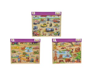 Babyleker - Eichhorn Wooden Mega Stud Puzzle - 100005454