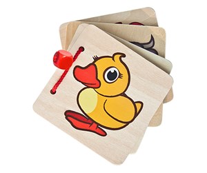 Babyleker - Eichhorn Wooden Booklet Farm Animals - 100005461