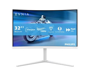 Skjerm - 32" Philips Evnia 5000 - 2560x1440 - 180Hz - Fast VA - HDR10 - 32M2C5501/00