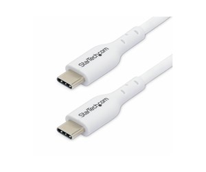 USB - StarTech.com 3m White USB-C Charging Cable USB C Cable 60W 3A PD - USB-C cable - 24 pin USB-C to 24 pin USB-C - 3 m - USB2CC3MWHE