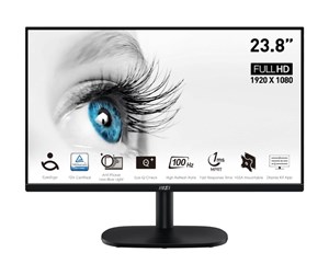 Skjerm - 24" MSI PRO MP245V - LED monitor - Full HD (1080p) - 24" - PRO MP245V