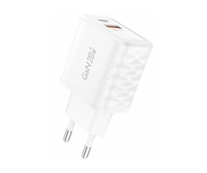 Mobil - Adaptere og ladere - Foneng EU56 1xUSB-A 1xUSB-C 20W Power Charger (White) - EU56 Single