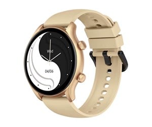 Smartklokke, Smartwatch & Sportsklokke - Zeblaze Btalk 3 Plus Smartwatch (Gold) - Btalk 3 Plus Gold