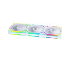 Kabinettvifte - Lian Li UNI FAN SL Wireless Reverse 3-pack White - Kabinettvifte - 120mm - Hvit med RGB-lys - 29 dBA - G99.12RSL1W3W.00