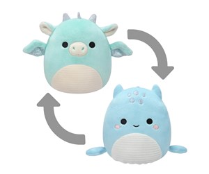 Dukker, Bamser & Utstyr - Squishmallows Flip-a-Mallows Miles and Lune 13 cm - 0196566410909