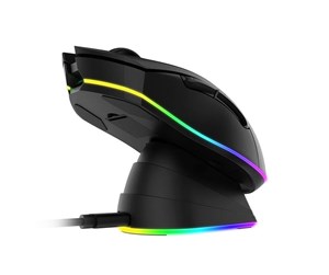 Mus - Dareu Wireless gaming mouse + charging dock EM901X 2.4G (black) - Gaming mus - 6 - Svart - TM224G08604R