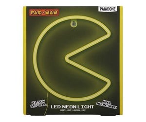 Reklameartikler - Paladone - Pac Man Wall Mountable LED Neon Light - Lamper - PP12624PMVN