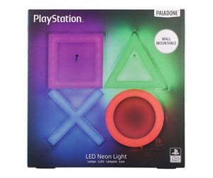 Reklameartikler - Paladone - PlayStation Wall Mountable LED Neon Light - Lamper - PP13130PSVN