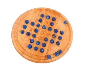 Brettspill & Puslespill - Bigjigs Wooden Solitaire Game - BJ152