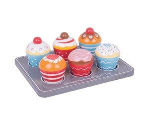 Treleker - Bigjigs Wooden Muffin Set - BJ465