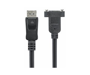 Skjermkabel - StarTech.com 3 ft. (0.9 m) Displayport Male to Female Cable - Mounting - Latched Connectors - DisplayPort - DP Monitor Cable (DPPNLFM3) - DisplayPort cable - 91.4 cm - DPPNLFM3