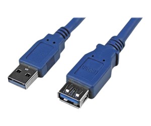 USB - StarTech.com 6 ft SuperSpeed USB 3.0 Extension Cable A to A - M/F - 2m USB 3 Extension Cable (USB3SEXTAA6) - USB extension cable - USB Type A to USB Type A - 1.8 m - USB3SEXTAA6