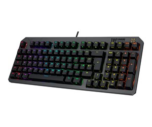 Tastatur - ASUS TUF Gaming K3 Gen II - Gamingtastatur - Nordisk - Svart - 90MP0390-BKNA00