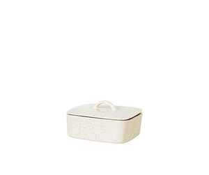 Kjøkkentilbehør - Broste Copenhagen - Nordic Butter Box Stoneware - Vanilla - 14533440