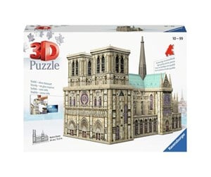 Puslespill - Ravensburger 3D Puzzle Notre Dame Paris 216pcs. 3D Puslespill - 125234