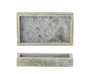 Dekorasjon - Bloomingville - Majsa Tray - Green - Marble - 82068268