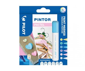 Skrive- & Tegneverktøy - Pilot Pen Pintor Pastel Paint Marker 6 pcs - 517474