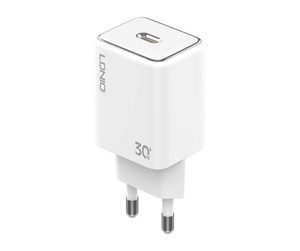 Mobil - Adaptere og ladere - LDNIO A1508C 30W USB-C mains charger + USB-C cable - A1508C-C-C