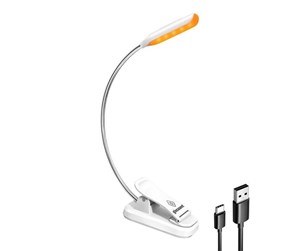 Lamper - Glocusent wireless lamp with clip USB-C (white) - GLCSNTBL105W