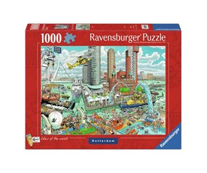 Puslespill - Ravensburger Jigsaw puzzle Fleroux Rotterdam 1000 pcs. - 120001034