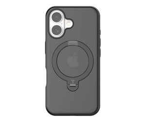 Mobil - Deksel og etui - Torras Ostand Spin Case for iPhone 16 (Black) - X00FX1977