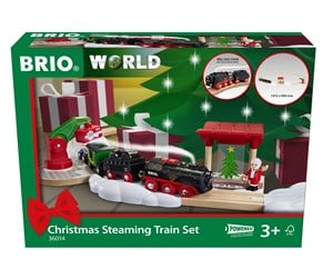 BRIO - Brio 36014 Christmas Steaming Train Set - 36014