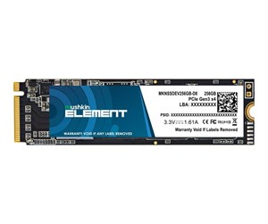 SSD - Mushkin ELEMENT - SSD - 256 GB - PCIe 3.0 x4 (NVMe) - MKNSSDEV256GB-D8