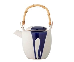 Kjøkkentilbehør - Bloomingville - Okayama Teapot - Blue - Stoneware - 82060617