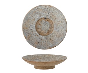 Dekorasjon - Bloomingville - Luuk Candle Holder - Grey - Stoneware - 82060737