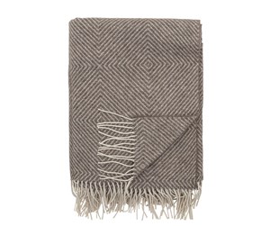 Dekorasjon - Bloomingville - Hoshi Throw - Brown - Merino Wool - 82068212