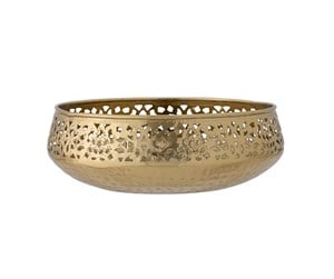 Servering & Servise - Bloomingville - Aisha Deco Bowl - Gold - Metal - 82057179