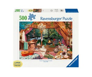 Puslespill - Ravensburger Jigsaw puzzle Cozy Camping 500 pcs. - 120008255