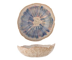 Servering & Servise - Bloomingville - Amalia Bowl - Blue - Stoneware - 82061435