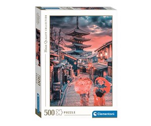 Puslespill - Clementoni Jigsaw Puzzle Evening in Kyoto 500pcs. - 35525