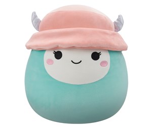 Dukker, Bamser & Utstyr - Squishmallows Yollie the Yeti with Bucket Hat 30 cm - 216231