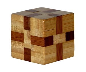 Puslespill - Eureka 3D Bamboo Brain Puzzle Cube 3D Puslespill - 52473131