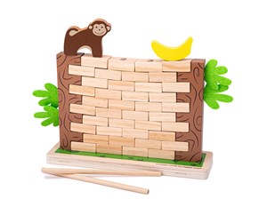 Babyleker - Bigjigs Wooden Children's Game Jungle Crash - 34006