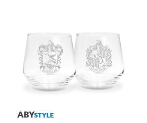 Reklameartikler - Harry Potter - 2 Glass Set Ravenclaw & Hufflepuff EUROPE x2 - Glass - ABYVER296