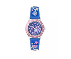 Reklameartikler - Peers Hardy - Disney Lilo and Stitch Purple 3D Time Teacher Strap - Ur - 5018479155522