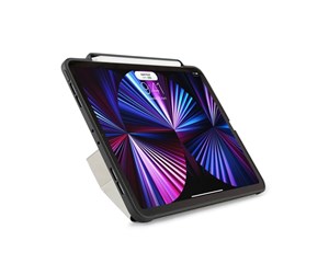 Nettbrett - Deksler og etui - Pipetto iPad Pro 11" (2021) Origami No3 Pencil Case - Black - P048-49-T