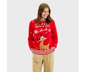 Julegensere - Jule-Sweaters - Oh deer sweater - S - 5740009924604