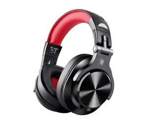 Hodetelefoner - OneOdio A71 Wired Headphones (Black and Red) - A71 Red Black