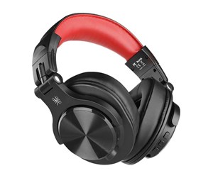 Hodetelefoner - OneOdio Fusion A70 Wireless Headphones (Black and Red) - A70 Black Red