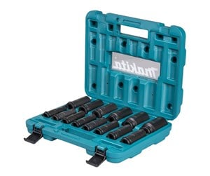 Verktøy - Makita E-16586 Impact Black impact Socket Set - 14 Pieces - E-16586