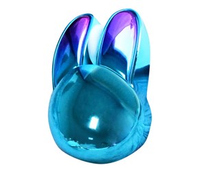 Mus - Mofii Wireless+Bluetooth Mouse Rabbit M6DM Chromed (Blue) - Mus - 3 knapper - Blå - M6DM Chromed Blue