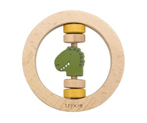 Babyleker - Trixie Wooden Rattle - Mr. Dino - 36-231