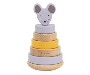 Babyleker - Trixie Wooden Stacking Tower - Mrs. Mouse - 36-524