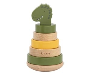 Babyleker - Trixie Wooden Stacking Tower - Mr. Dino - 36-518