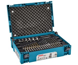 Bormaskin & Bits - Makita B-69478 Drill and Bit Set 65-Piece - B-69478