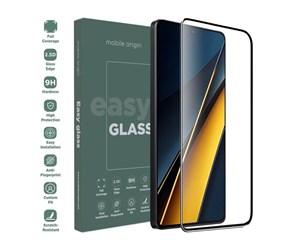 Mobil - Beskyttelsesglass - Mobile Origin EasyGlass for Xiaomi Poco X6 Pro 5G - FRL-EG-XPX6Pro